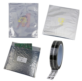 static shield, moisture barrier, cushion, anti-static tape, grid tape